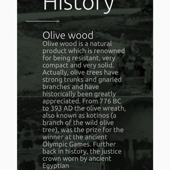 NWT Olive Wood Cooking Utensil Set - Picture 4 of 4